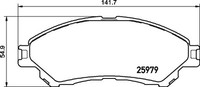 Brembo P 79 032 Bremsbelagsatz, Scheibenbremse For MG (Saic) Suzuki Suzuki (Chan
