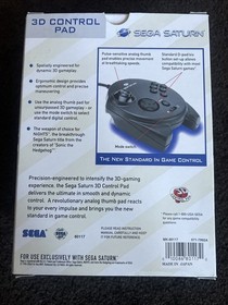 NEW Sega Saturn 3D Control Pad Controller CIB