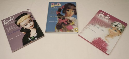 Barbie Doll Fashion History Guide HC Book Lot Vol 1-3 1959-1979 Sarah Sink Eames