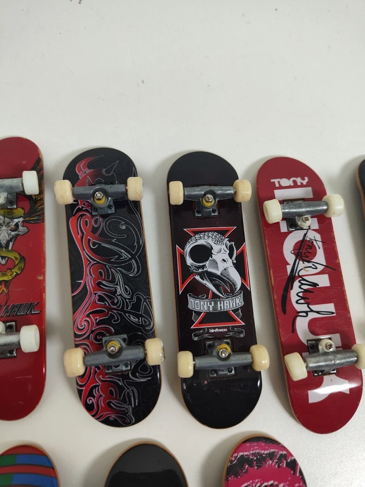 Lote de 10 tableros de dedo vintage Tech Deck Tony Hawk y Foundaion Foto 3 de 4