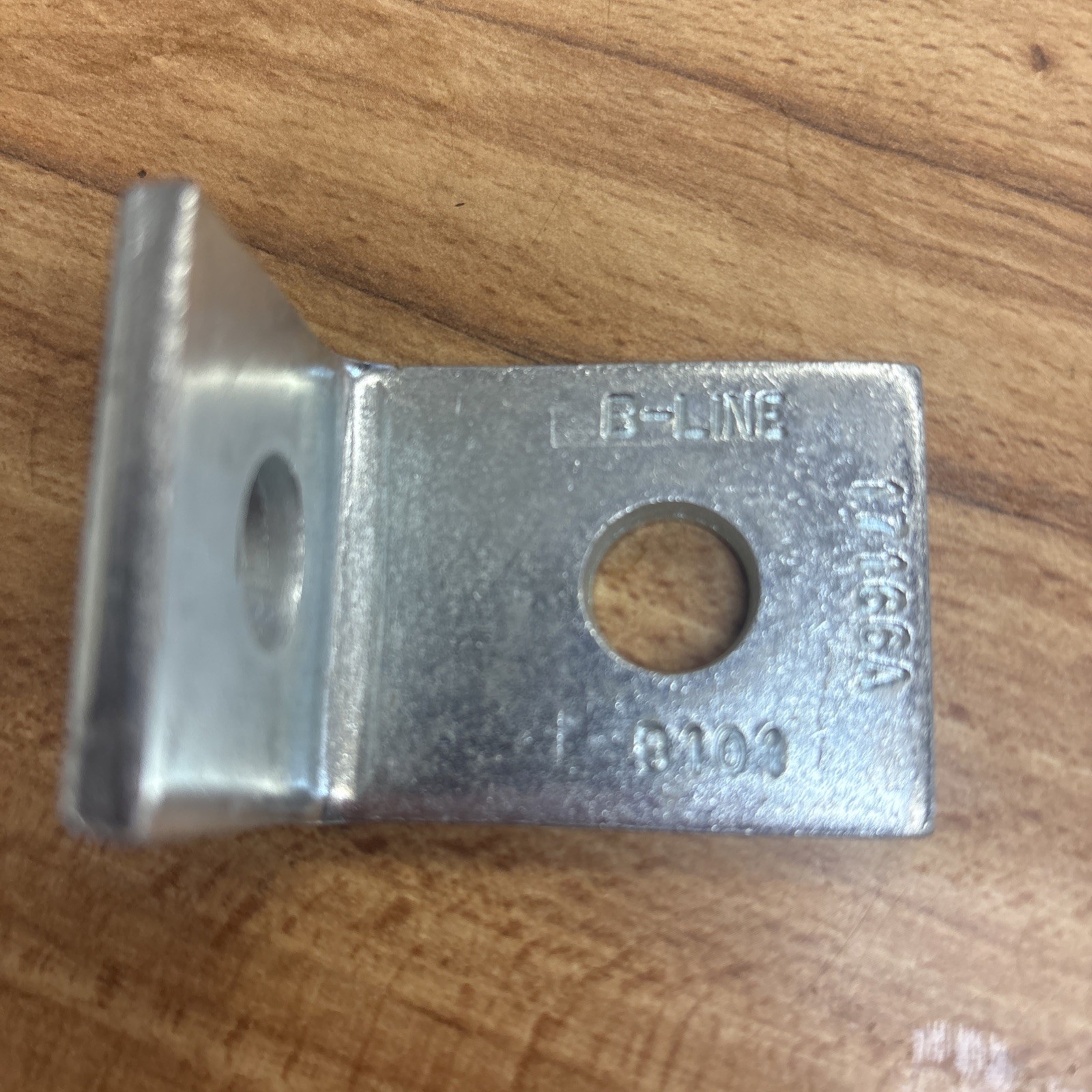 Lot of 5 B-Line B101 Steel 90 degrees Angle Bracket 9/16”dia hole