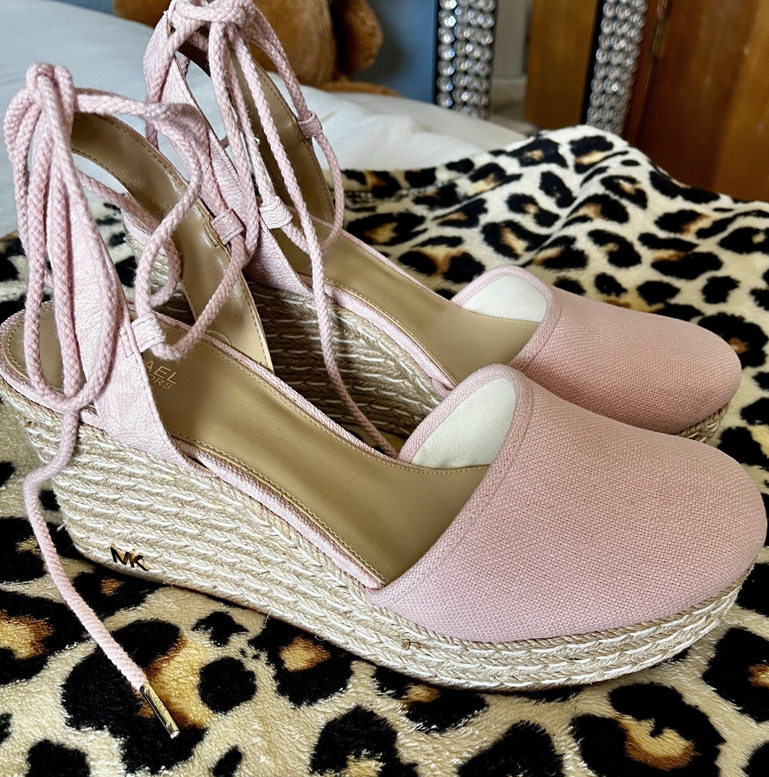 Michael Kors Women’s Espadrille Lace Up Sandle Sandals Size 10M