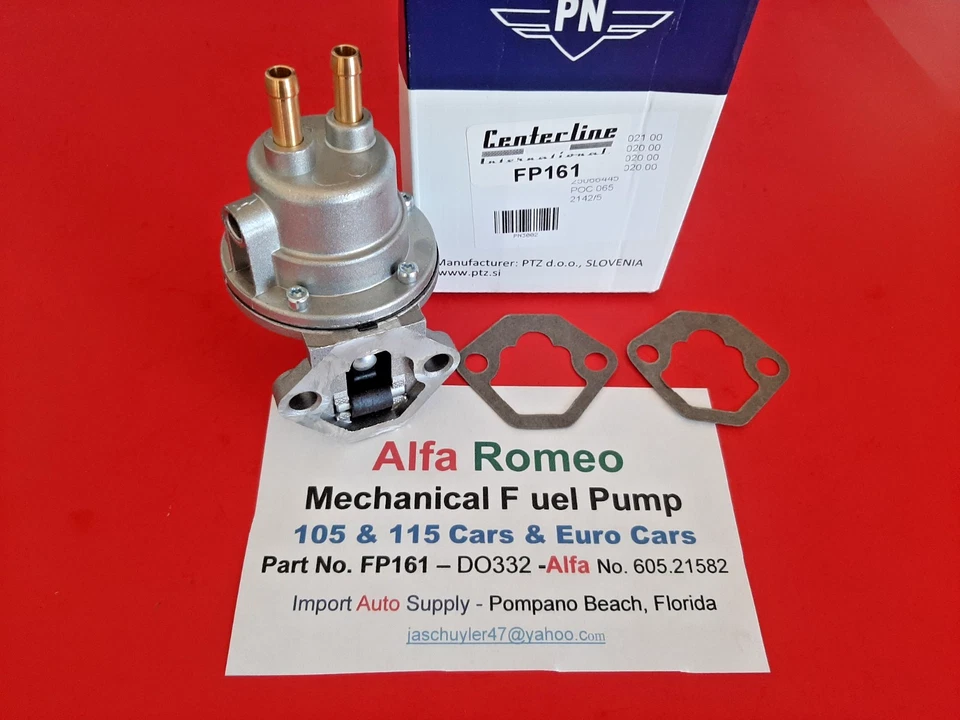 Автомобили Alfa Romeo 105, серии 115 с карбюраторами 1750 куб. см и 2000 куб. см новый топливный насос - Изображение 3 из 4