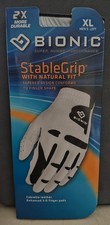 NEW Bionic StableGrip Men's Left Hand Golf Glove - Size XL Cabretta Leather
