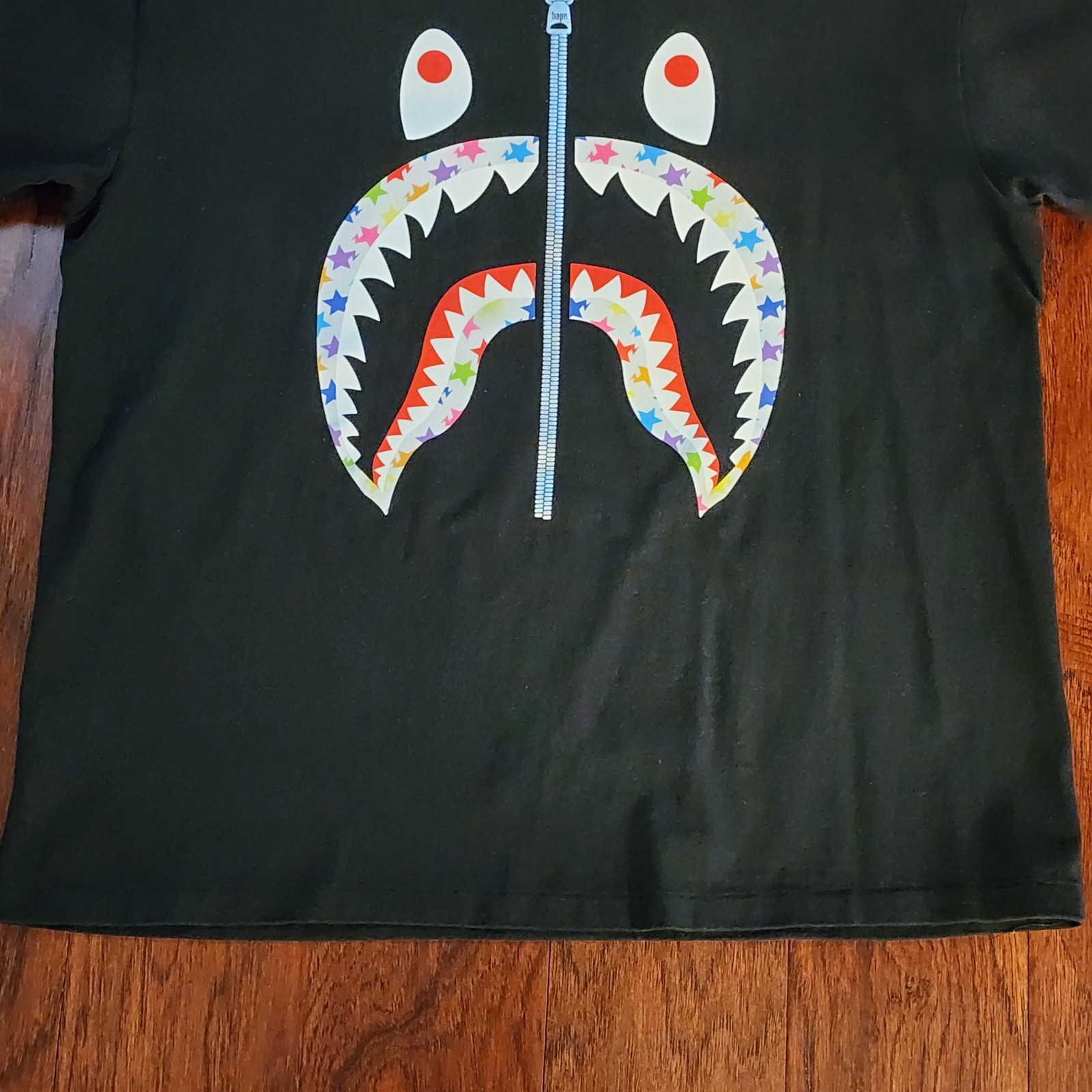 BAPE Bathing Ape Sta Pattern Multi Color Zipper S… - image 4