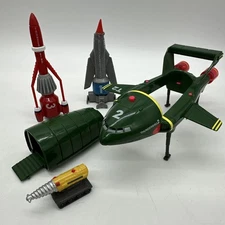 Vintage Thunderbirds Vehicles T1, T2, T3, T4 Carlton Toys 2000 Plastic Lot