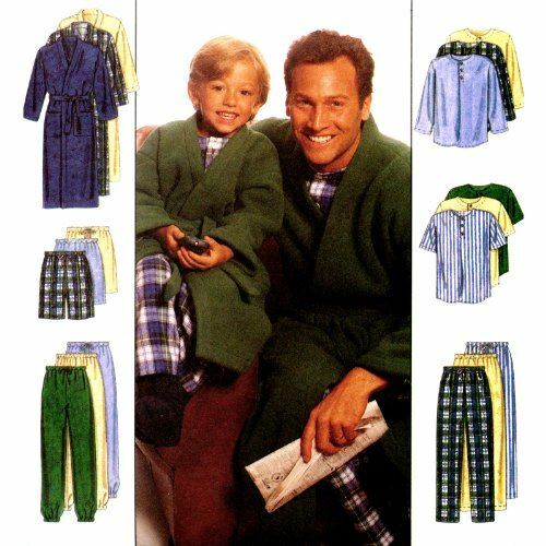McCalls Sewing Pattern 9638 Boys Robe Top Pants Shorts Sizes 3-8 - Picture 1 of 1