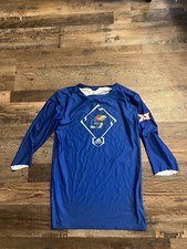 Kansas State Jayhawks Adidas Baseball Team Issued Shirt  XL #22 Ryan Zeferjahn