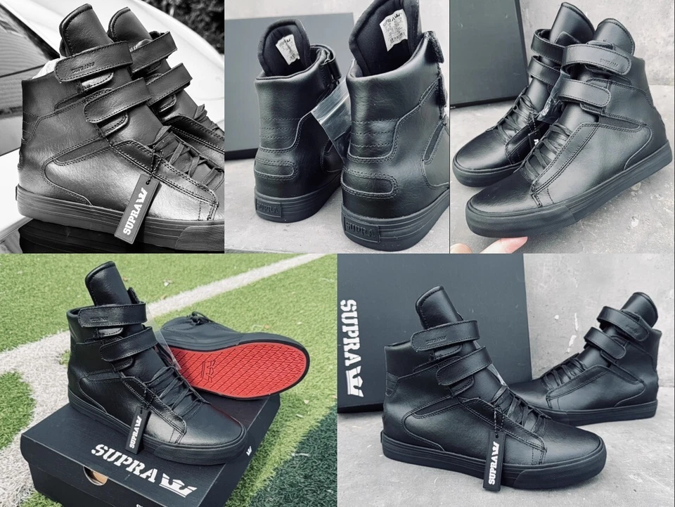 Supra Tk Society II Zapatos de caña alta Moda Tenis Gamuza Talla EE. UU. Foto 3 de 4