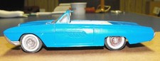 VINTAGE CRAGSTAN FRICTION MOTOR 1963 FORD THUNDERBIRD 1312-4 MADE IN HONG KONG