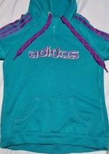 Adidas 1/4 Zip Hoodie - 18" P2P (Approx Medium) - 2011 X27308