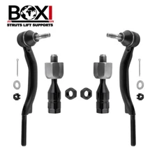 4x Front Inner and Outer Tie Rod Ends Kit for Cadillac CTS AWD 2008-2013