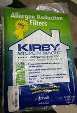 KIRBY VACUUM BAGS 6 Sentria UNIVERSAL" F" Style MICRON MAGIC Hepa Filtration