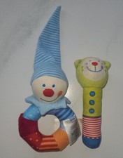 Baby Spielzeug haba greifling Kasper ringel jako-o Rassel katze