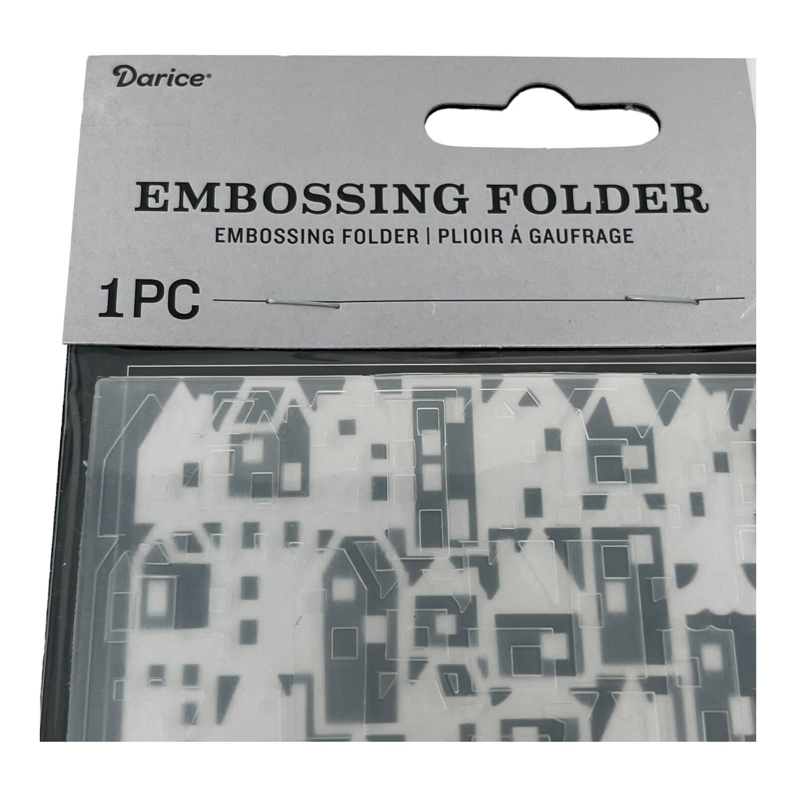 Darice "House Pattern" Embossing Folder for Scrapbooking, Embellishing and More
