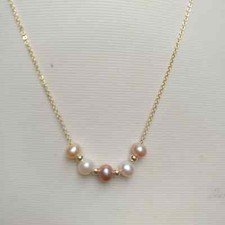 Magnificent AAA Akoya Pearl Wedding Necklace Pendants 14k P