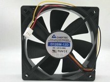 1pcs  CHIEFTEC D12BM-12D DC12V 0.30A 12CM 12025 3-wire cooling fan