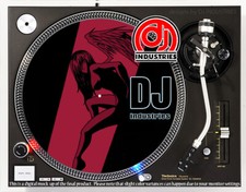 Fallen Angel - 7"-12" DJ slipmat for LP turntable record player