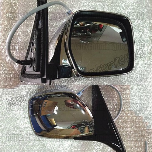 For Toyota Land Cruiser FZJ80 LC80 1991-97 2PCS Chrome Rearview mirror assembly - Picture 6 of 6