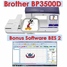 Brother BP3500D Disney Sewing and Embroidery Machine With BES 2 Software