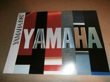 Vintage 1987 Yamaha Motorcycle Brochure Full Line Models