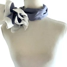 Scarf Japanese Vintage Neck Scarf 36  Blue Multi-Color Tie Wrap Accessory