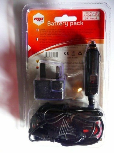 Pack Charger +2 Batteries 1160mAH AHDBT-401, for Camera GOPRO HERO4 - Picture 2 of 2