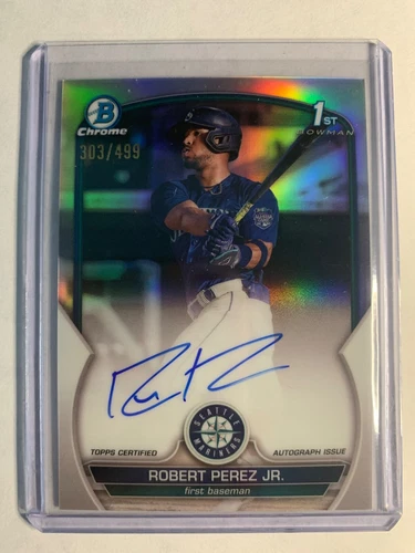 2023 Bowman Chrome Prospect Auto Refractor /499 Robert Perez Jr #CPA-RP Auto