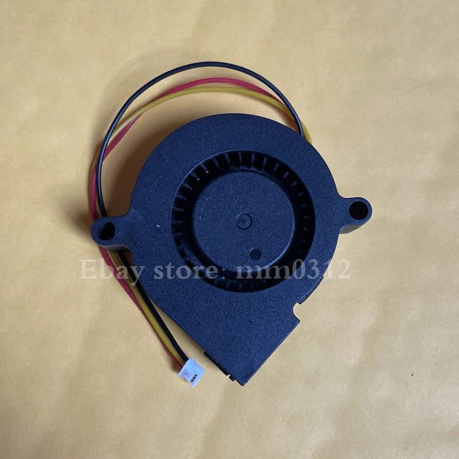 1pcs  EVERCOOL EC5015L12EA-B 12V 0.10A 5CM 5015 Blower Cooling Fan 3pin - Image 2 of 2
