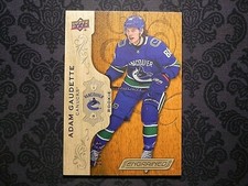 2018-19 18/19 Upper Deck Engrained ROOKIE #99 Adam Gaudette Vancouver Canucks 
