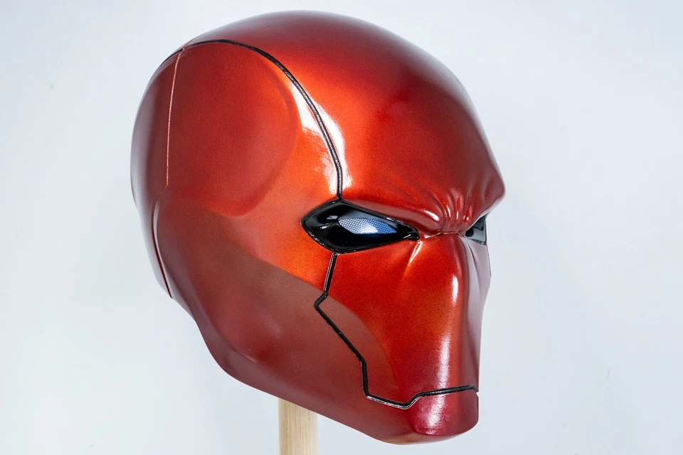 DC Red Hood - Hand painted finished Cosplay Mask Polished and waxed - Image 2 of 4
