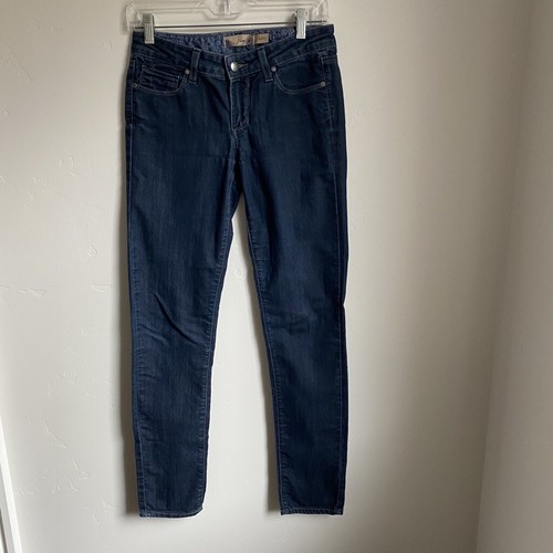 Paige Dark Wash Skyline Skinny Jeans 