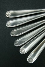 VINTAGE CHRISTOFLE BERAIN - MAROT 6 MOKA SPOONS SILVERPLATED FRANCE HALLMARKED