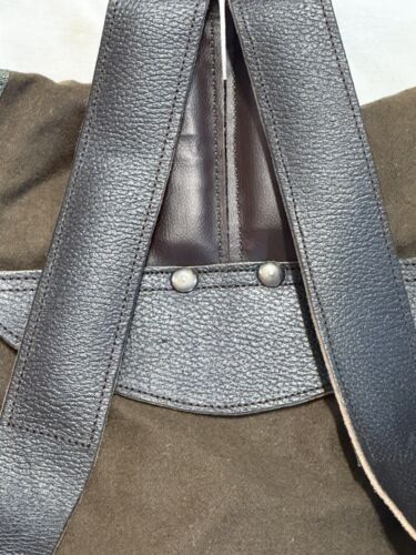 Mochila Bolso para Caza, Tiro, Pesca y Exterior Hecho de Lana y Cuero - Imagen 3 de 8