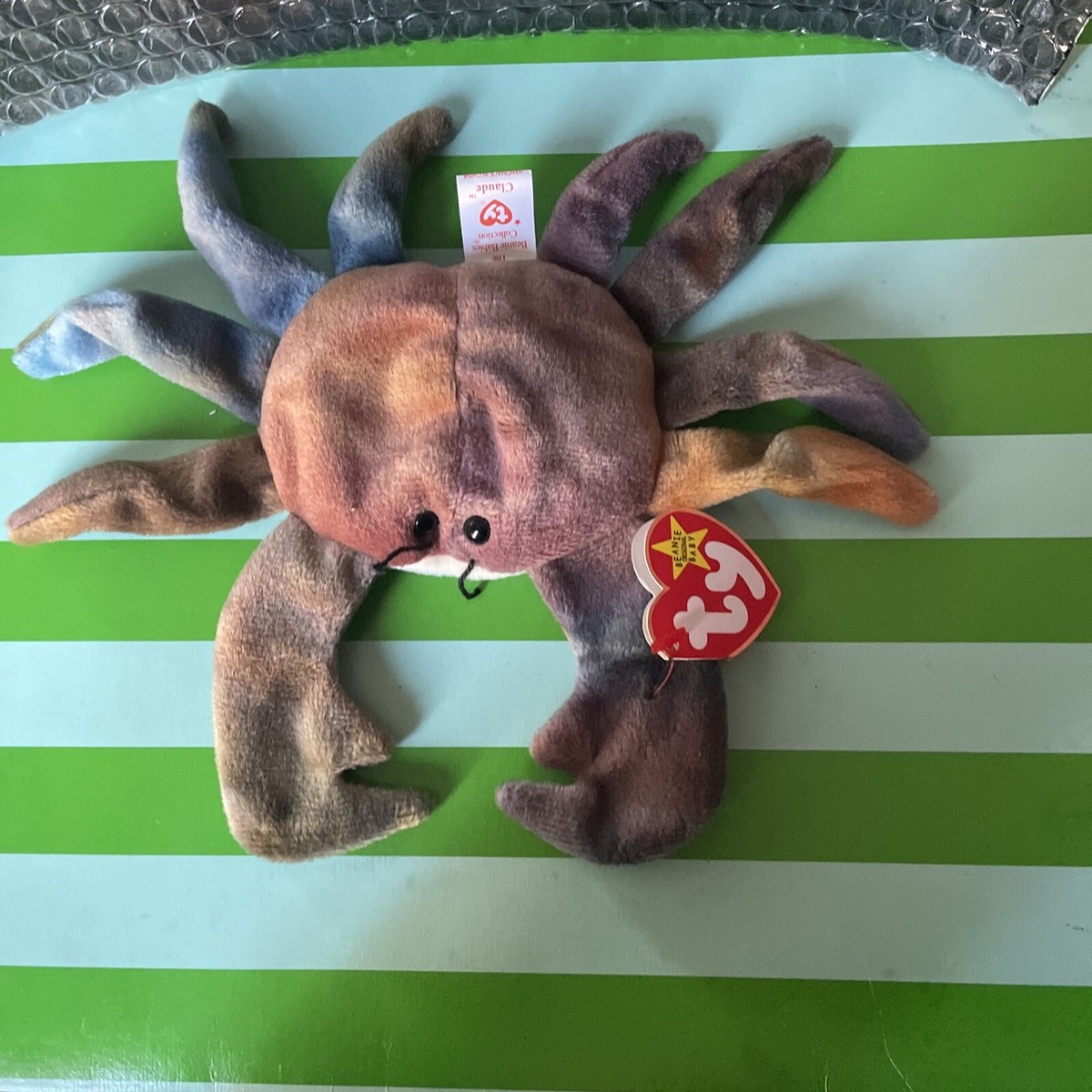 Ty Beanie Babies Claude the Crab 8421040834|