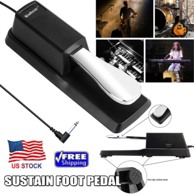 For Casio Yamaha Korg Roland Electronic Piano Keyboard Sustain Damper Foot Pedal
