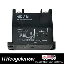 New TE Potter T92P7D52-12 12v DC Power Relay Remote Switch 30A w/ Terminal Block