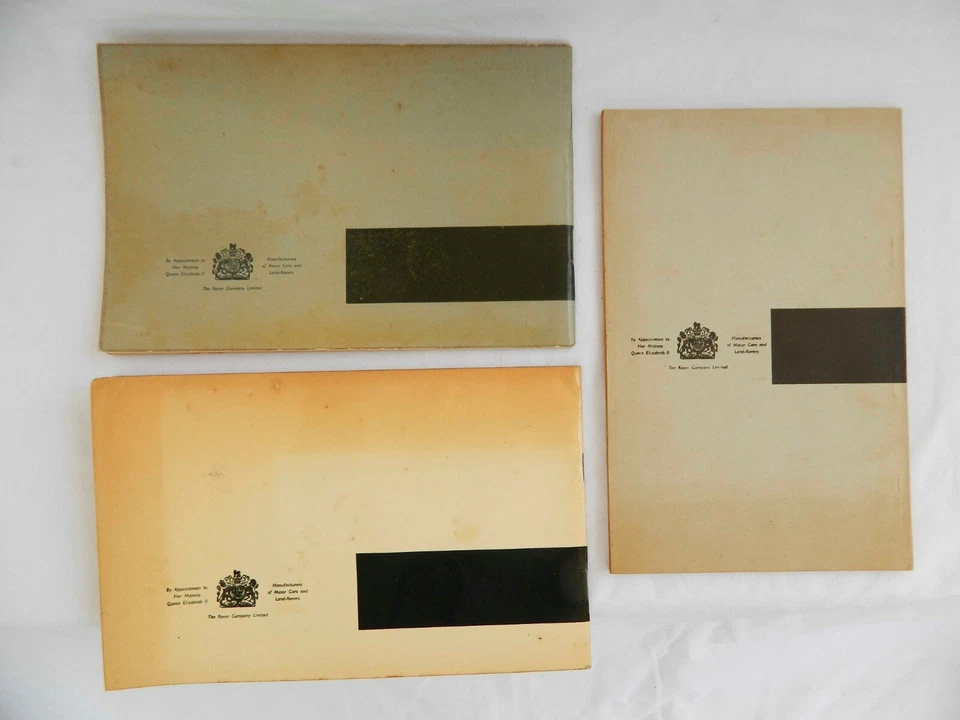 ROVER 2000 1964 Set Libretti Manutenzione, Servizio, Distributori Auto Epoca - Immagine 2 di 4