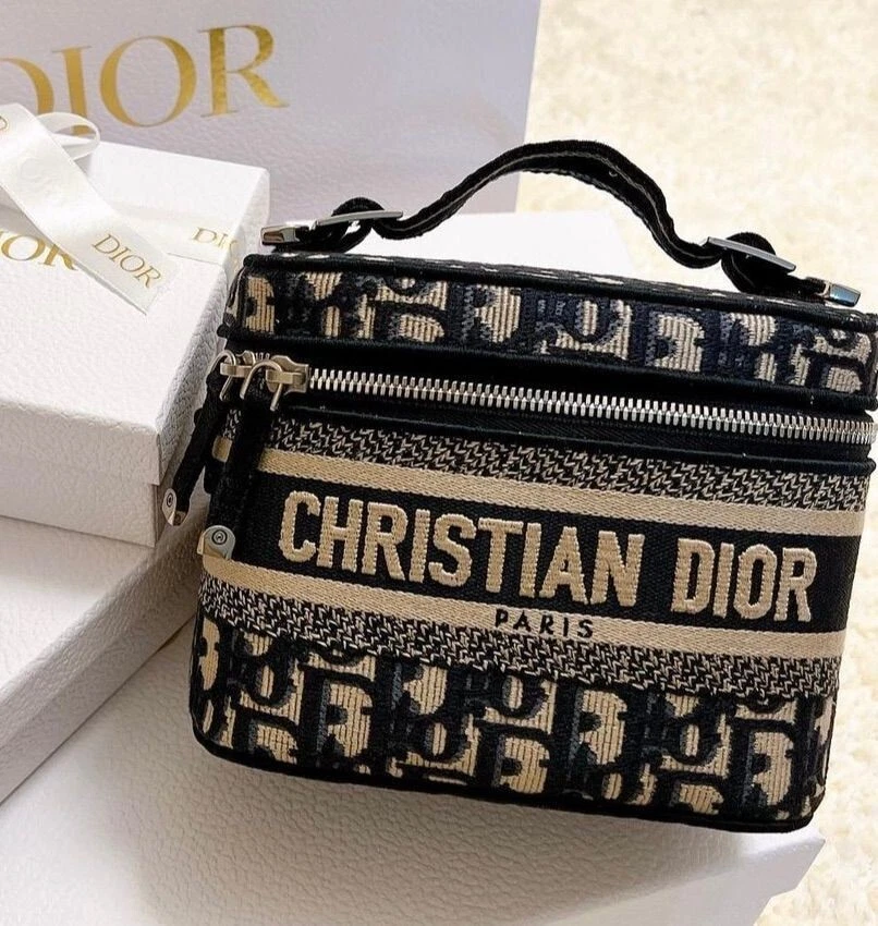 Petit sac bandoulière à main Christian Dior Oblique DIORTRAVEL vanité NEUF authentique