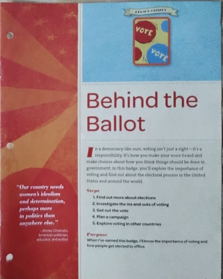 Girl Scout Senior Badge Requirements Pamphlets Lot Of 10 eBay