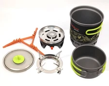 Camping Jet Burner 1000W 750ML Portable Stove top Cooking System Piezo Ignition