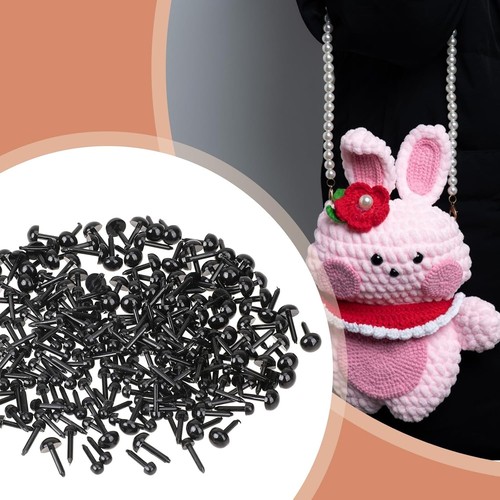 Kleine Sicherheitsaugen zum Häkeln, 500 Stück Kunststoff Puppe Mini Stofftier... - Bild 4 von 8