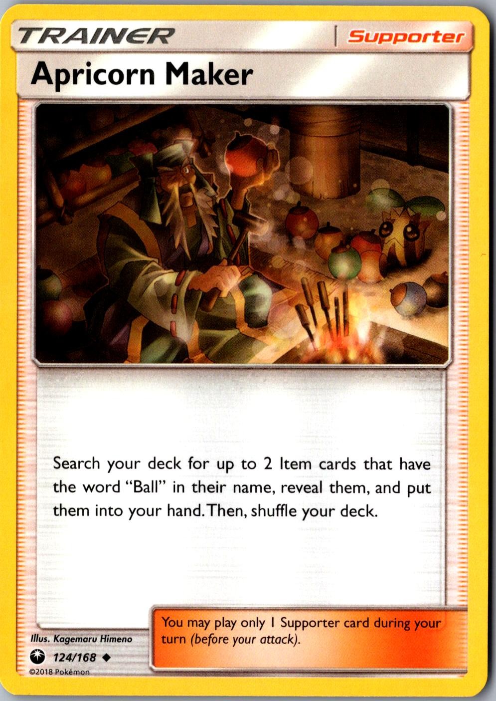 Apricorn Maker 124/168 Uncommon Celestial Storm Lightly Played Pokemon Card