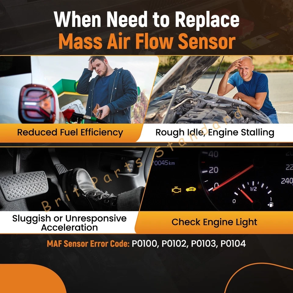 MASS AIR FLOW METER SENSOR ERR5595A for RANGE ROVER LR DISCOVERY II 3.9 4.0 4.6 - Image 4 of 4