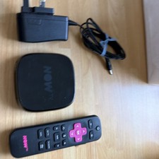 NOW TV Box 4201 Roku Powered Smart Media Streamer with Remote + power supply