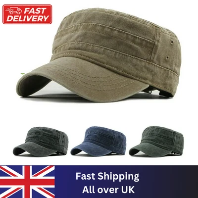 UK Men Women Camouflage Army Hat Camo Military Cadet Combat Fishing Baseball Cap