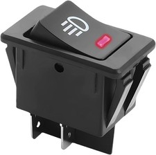 Red LED 4-Pin 12V 35A ON/OFF SPST Toggle Rocker Switch for Car RV Truck Marine B