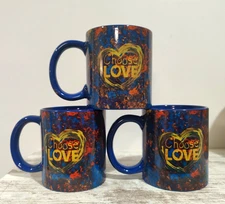 💝LGBTQ COFFEE  CUPS💝THREE MUGS 💝THREE MUGS 💝CHOOSE LOVE💝Free shipping