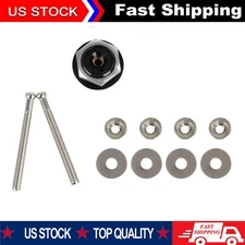 2Pack Quick Release Latch Lock Clip Push Button Bonnet Kit 32MM