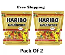 Haribo Goldbears Original Gummy Bears Bag, 3 Lb (2 Pack) Free & Fast Shipping